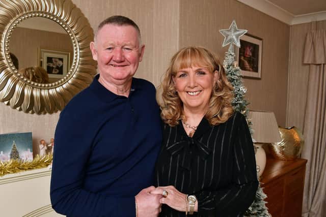 Georgina and Tom Burt celebrated 50 years of marriage on Dec 15 - 15 years after heart transplant. Pic: Michael Gillen