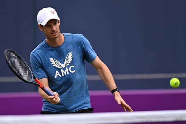 Andy Murray has received a Wimbledon wild card and is looking forward to his first men's singles appearance at SW19 since 2018. Picture: Tony O'Brien/Getty Images