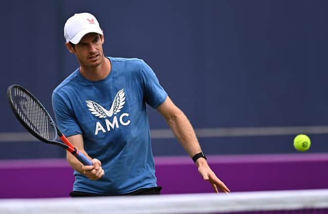 Andy Murray has received a Wimbledon wild card and is looking forward to his first men's singles appearance at SW19 since 2018. Picture: Tony O'Brien/Getty Images
