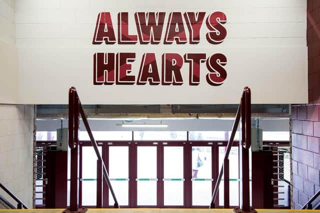 Hearts will lift the Championship trophy after the match with Inverness CT. Picture: SNS