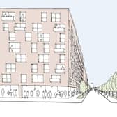 An artist's impression of part of Harbour 31, a new housing, commercial and retail development on a 4.7-acre waterfront site at the Port of Leith.