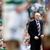 Rangers manager Walter Smith in the away dugout at Celtic Park in 2008.