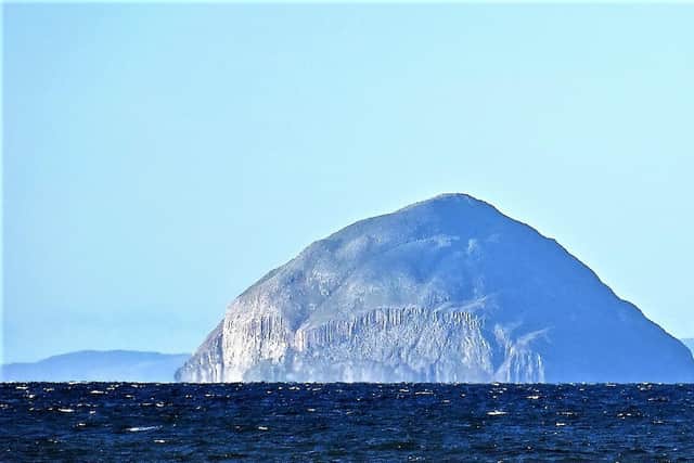 Ailsa Craig, the uninhabited island in the Firth of Forth, where the granite for all  132 curling stones being played at the Beijing Olympics was quarried. PIC: Rosser 1954/Creative Commons.