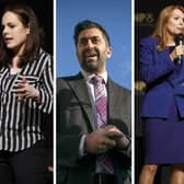 SNP leadership candidates Kate Forbes, Humza Yousaf and Ash Regan