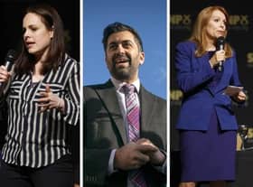 SNP leadership candidates Kate Forbes, Humza Yousaf and Ash Regan