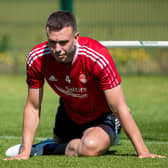 Andy Considine suffered a potentially serious injury in Aberdeen's 1-0 defeat by Qarabag.
