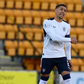 Rangers captain James Tavernier during his return to action against St Johnstone at McDiarmid Park on Wednesday. (Photo by Rob Casey / SNS Group)