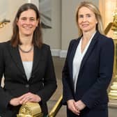 Clare Richardson (left) and Angela Smillie say they are benefiting from applying a modern way of working to a traditional role. Picture: Chris Watt.