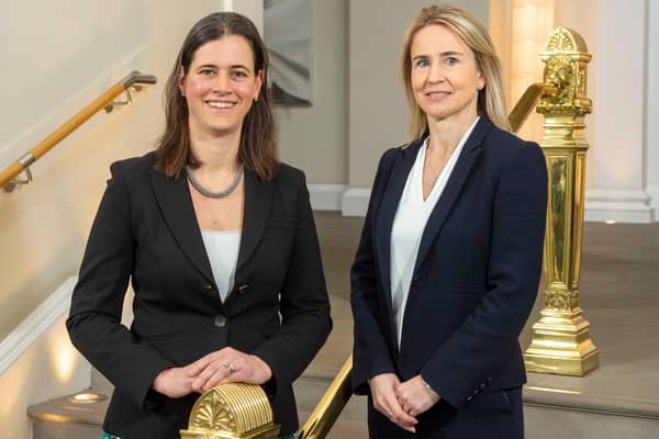 Clare Richardson (left) and Angela Smillie say they are benefiting from applying a modern way of working to a traditional role. Picture: Chris Watt.