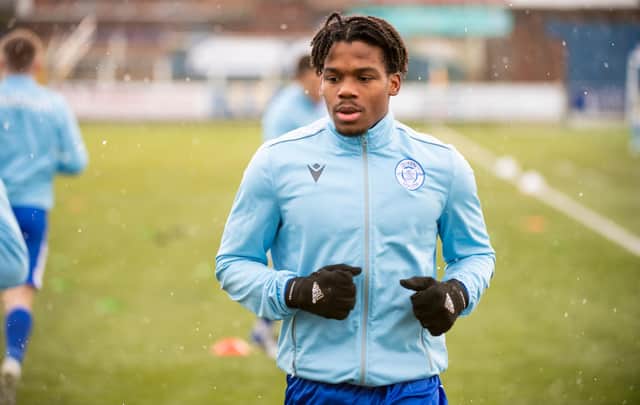 Dapo Mebude is on loan at Queen of the South. Picture: SNS