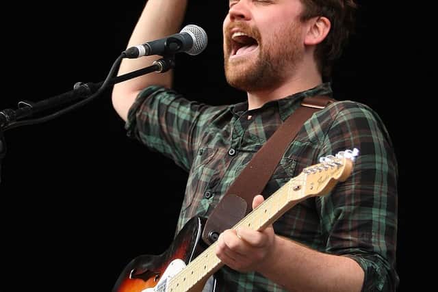 Scott Hutchison of Frightened Rabbit performs in Australia, 2010.  Pic: Mark Metcalfe/Getty Images