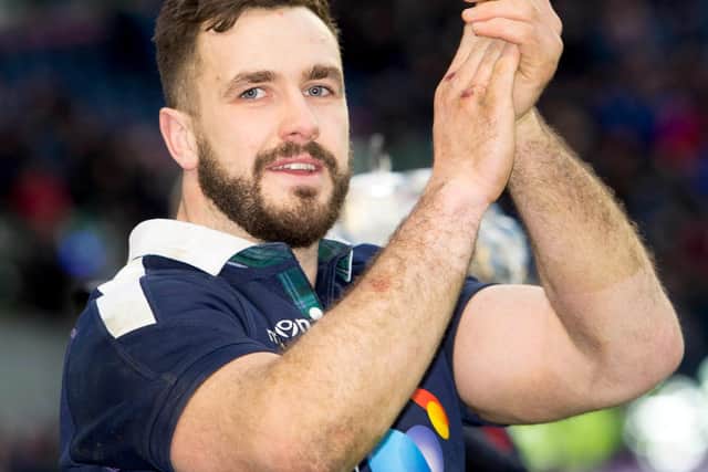 Alex Dunbar is retiring from rugby after a number of injuries and will return to his farming roots. Picture: Gary Hutchison/SNS