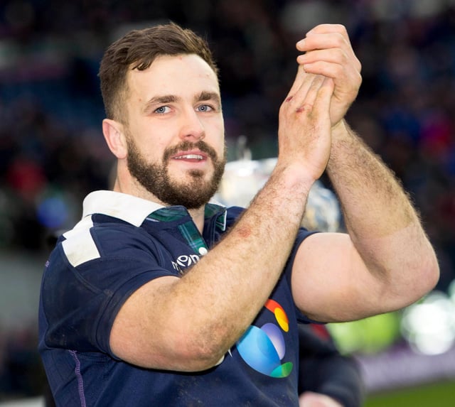 Alex Dunbar is retiring from rugby after a number of injuries and will return to his farming roots. Picture: Gary Hutchison/SNS