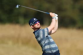 Connor Syme in action during day two of the Genesis Scottish Open at The Renaissance Club in East Lothian. Picture: Luke Walker/Getty Images.