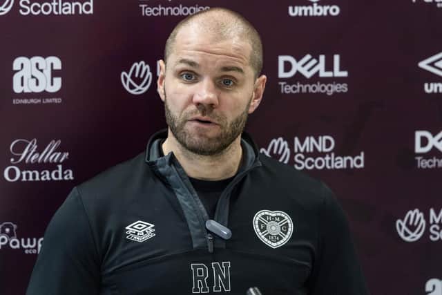 Hearts manager Robbie Neilson knows how important a win against Aberdeen would be.