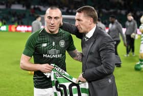 Ex-Celtic captain Scott Brown (left) opened up on his time at 14-year-club.