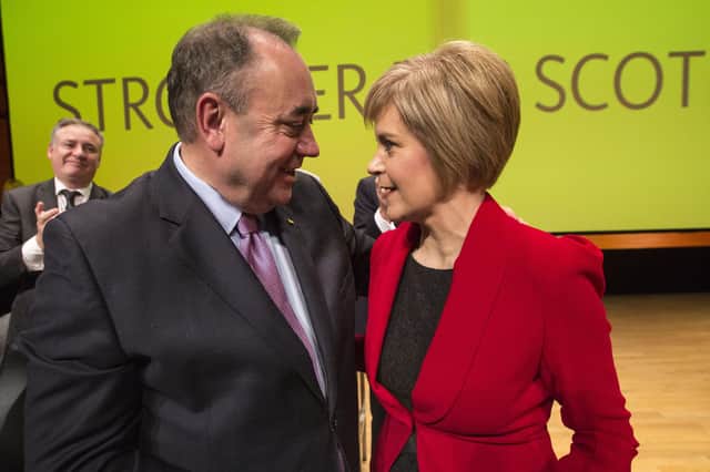 Nicola Sturgeon has said she does not have to spend much time talking about her predecessor Alex Salmond now he has his own political party.