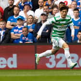 Celtic attacker Kyogo Furuhashi will spend at least a month on the sideline. Picture: SNS