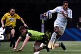 Racing's centre Virimi Vakatawa will be a tough man to stop, according to Edinburgh's James Johnstone.