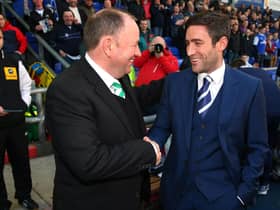 Lee Johnson, during his time in charge of Oldham Athletic, came up against his father Gary and his Yeovil Town team in 2013.
