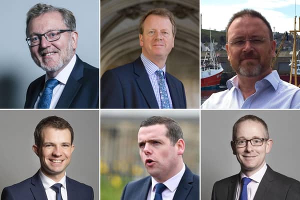 Just two of the six Scottish Tory MPs continued to support Boris Johnson as PM.