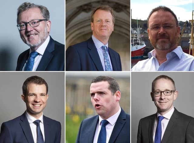 Just two of the six Scottish Tory MPs continued to support Boris Johnson as PM.