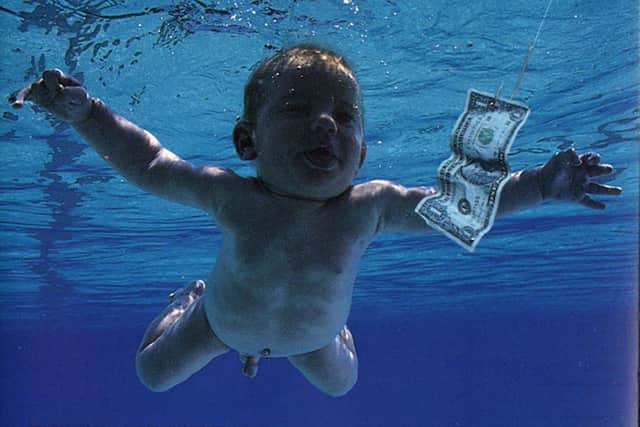 Spencer Elden appeared on the front of Nevermind as a baby.
