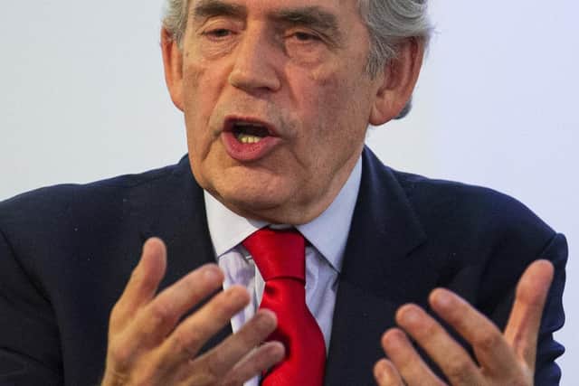 Former Prime Minister Gordon Brown. Picture: Duncan McGlynn/Getty Images