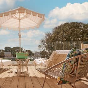 The deck at The Nici