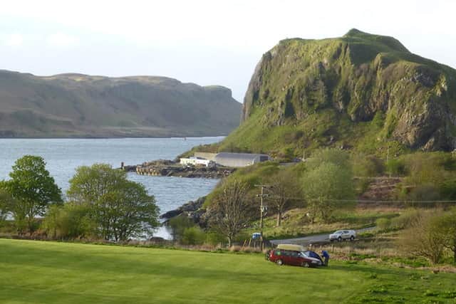 Gallanach on the isle of Kerrera, where the island's CalMac ferry service calls. Residents in the north of the island will now be connected to the sailings by road for the first time following a long-running community campaign.