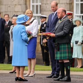 Queen Elizabeth II has arrived at her official residence in Scotland