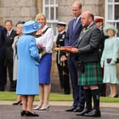 Queen Elizabeth II has arrived at her official residence in Scotland