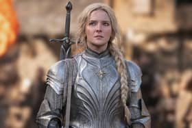 Morfydd Clark as a younger Galadriel in Lord of the Rings prequel The Rings of Power (Amazon Prime)