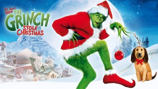 One of Christmas' most popular characters, The Grinch, a man who hates the townsfolk and despises Christmas and is voices by Jim Carrey.