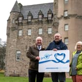 Pictured at Castle Fraser are Cllrs Alan Turner and Isobel Davidson, chair and vice-chair of our Infrastructure Services Committee, with Iain Hawkins, National Trust for Scotland Regional Director for North East.