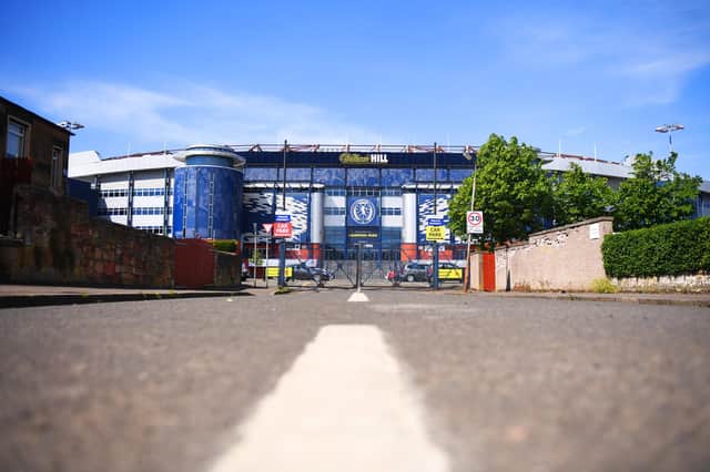 Hampden Park, headquarters of the Scottish Football Association. Picture: John Devlin.