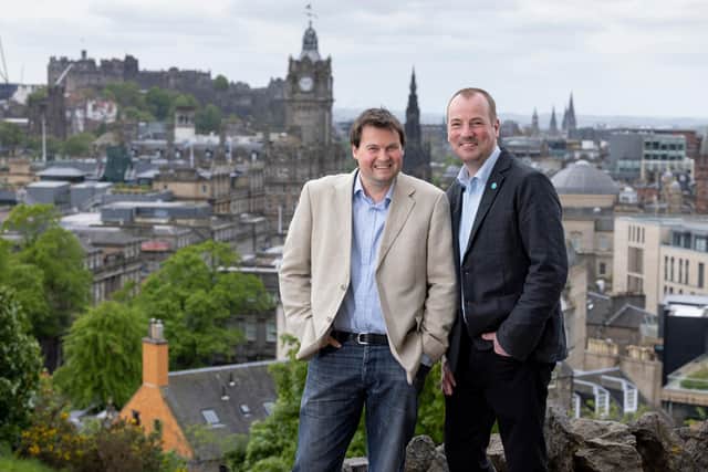 Leif Anderson and Adam Inche of Edinburgh-based Lentitek, a fledgling life sciences player which has secured seed funding. Picture: Martin Shields