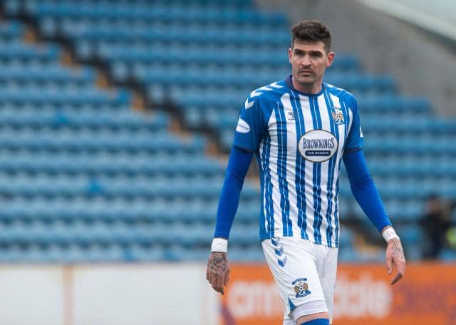 Kilmarnock's Kyle Lafferty is back in Ayrshire after a six-month stint with Anorthosis Famagusta. (Photo by Craig Foy / SNS Group)