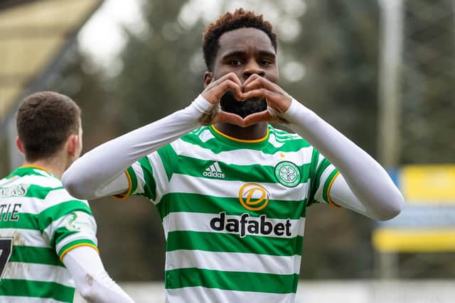 Recent form suggest Odsonne Edouard's heart is in his Celtic performances after an early season spell when he seemed distracted. (Photo by Craig Williamson / SNS Group)