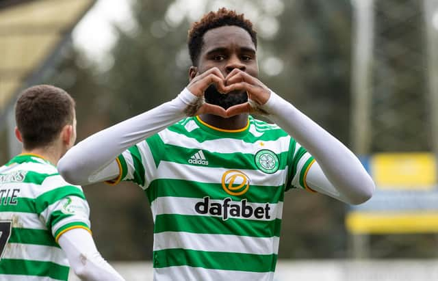 Recent form suggest Odsonne Edouard's heart is in his Celtic performances after an early season spell when he seemed distracted. (Photo by Craig Williamson / SNS Group)