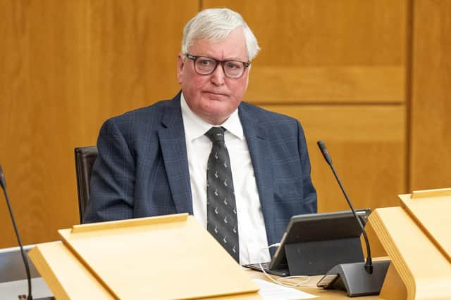 SNP's Fergus Ewing has called for an inquiry into the failed deposit return scheme (Picture by Jane Barlow/PA)