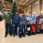 Staff from Tesco Redding in Falkirk have produced a video sending Christmas wishes to customers.