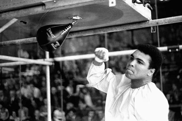 Muhammad Ali was fond of producing artwork - and one of his pictures is up for auction.