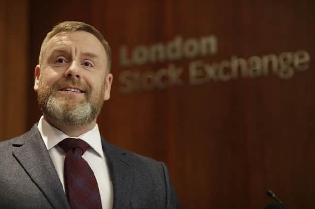 CEO Gordon McArthur (pictured on the day of the firm's stock market float in 2017) hails the firm's current 'positive' trading. Picture: Layton Thompson.