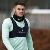 Hibs midfielder Kyle Magennis is set for surgery that will rule him out of the rest of the season . (Photo by Paul Devlin / SNS Group)