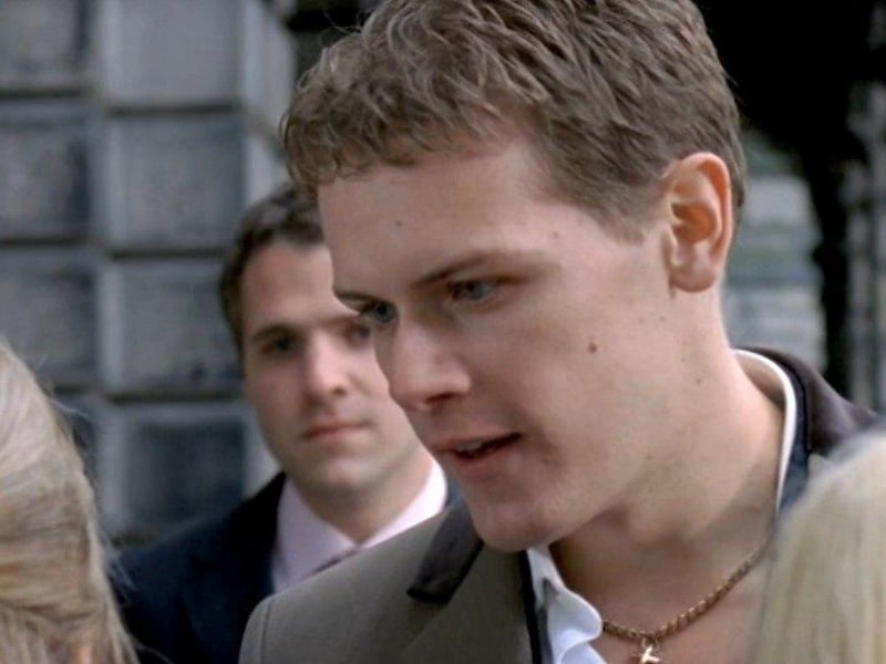 2007 was a busy year for Sam Heughan, with him also making an appearance in Rebus - a crime series based on the popular Ian Rankin books featuring Ken Stott as the dysfunctional Edinburgh detective. Heughan was in the Knotts and Crosses episode, playing Peter Carr - a character found dead alongside his drug dealer brother Daniel who was about to be charged with murder.