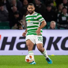 Cameron Carter-Vickers joined Celtic on a season-long loan from Tottenham Hotspur on the final day of the summer transfer window. (Photo by Ross MacDonald / SNS Group)