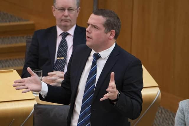 Scottish Conservative leader Douglas Ross. Picture: Lesley Martin/PA