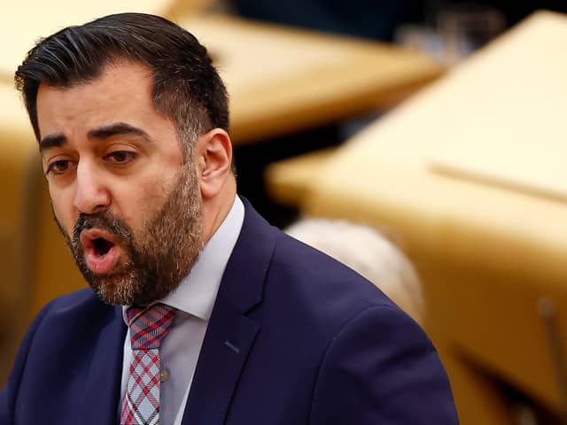 First Minister Humza Yousaf defended Michael Matheson before the Falkirk MSP finally quit his health secretary role (Picture: Jeff J Mitchell/Getty Images)