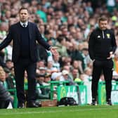 Michael Beale watches on as Rangers went down to Celtic.